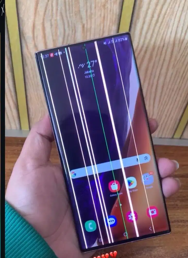 Lcd copotan samsung note 20 ultra ori plus frame
