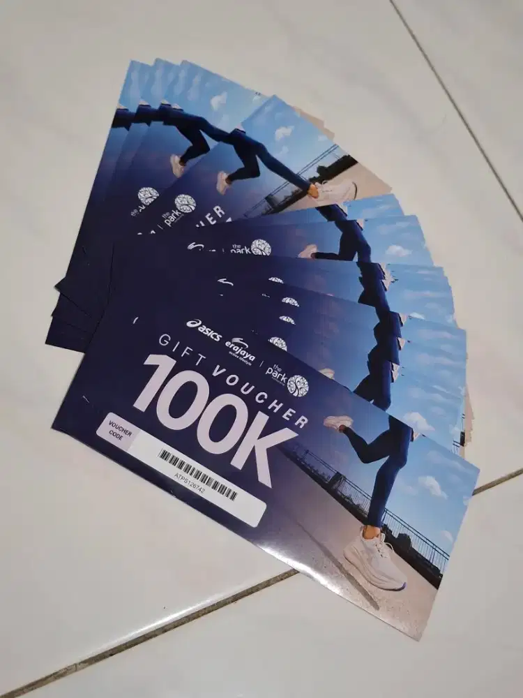 Voucher belanja Asics