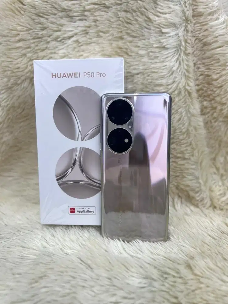 Huawei P50 Pro ram 8/256 Gold fullset original #3Gcom