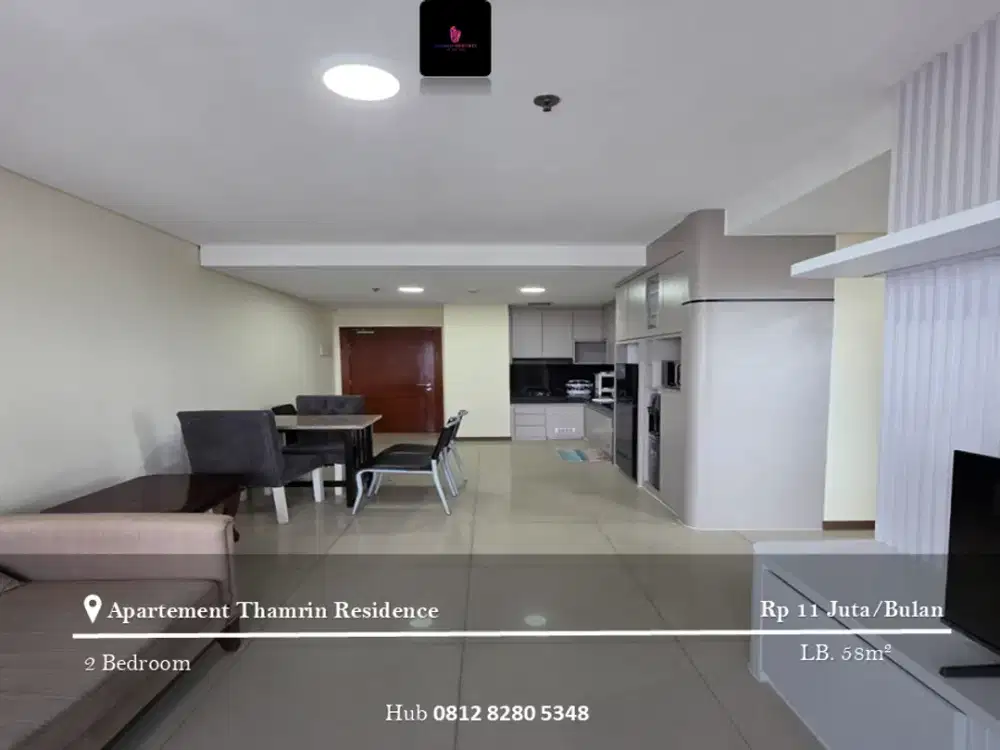 Disewakan Apartement Thamrin Residence 2BR Full Furnished Tower B