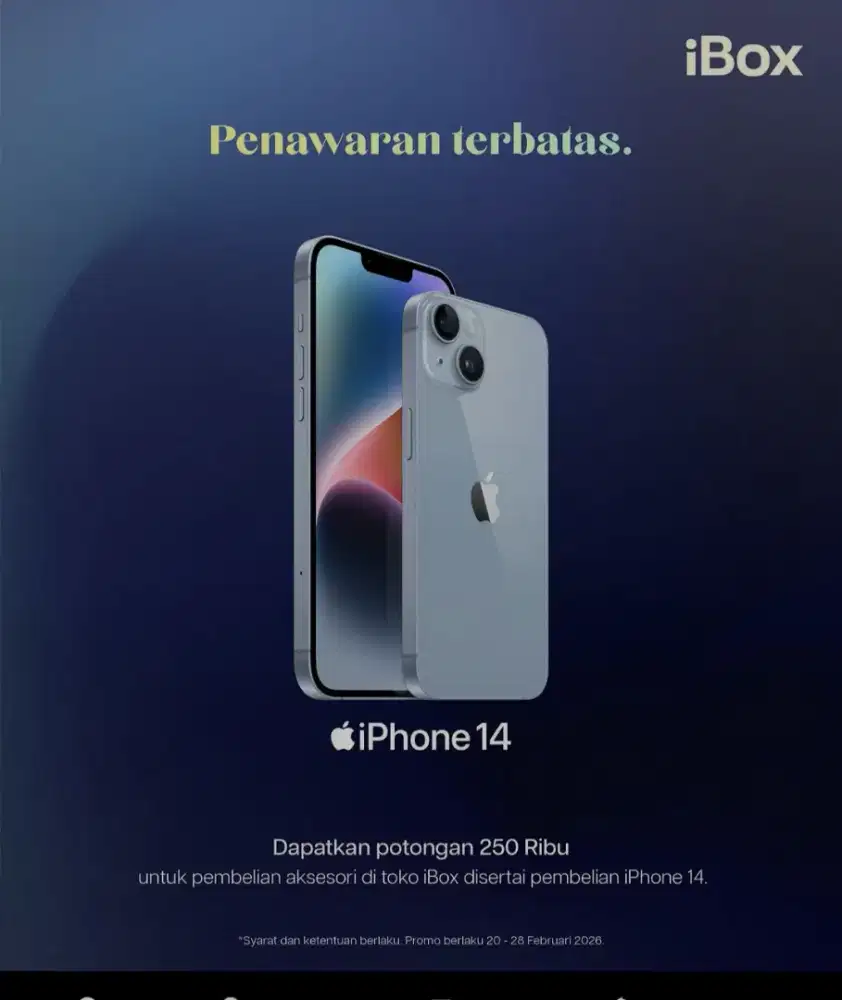 Iphone 14 CICILAN MULAI DARI 700AN/BULAN