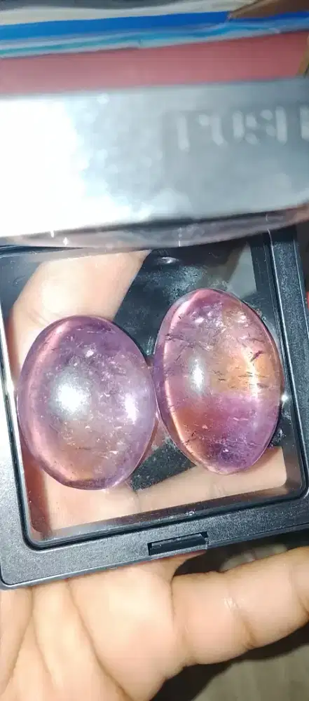 NATURAL KECUBUNG AMETYS JUMBO 2 PCS MULUS AJIB Rp 500 RIBU