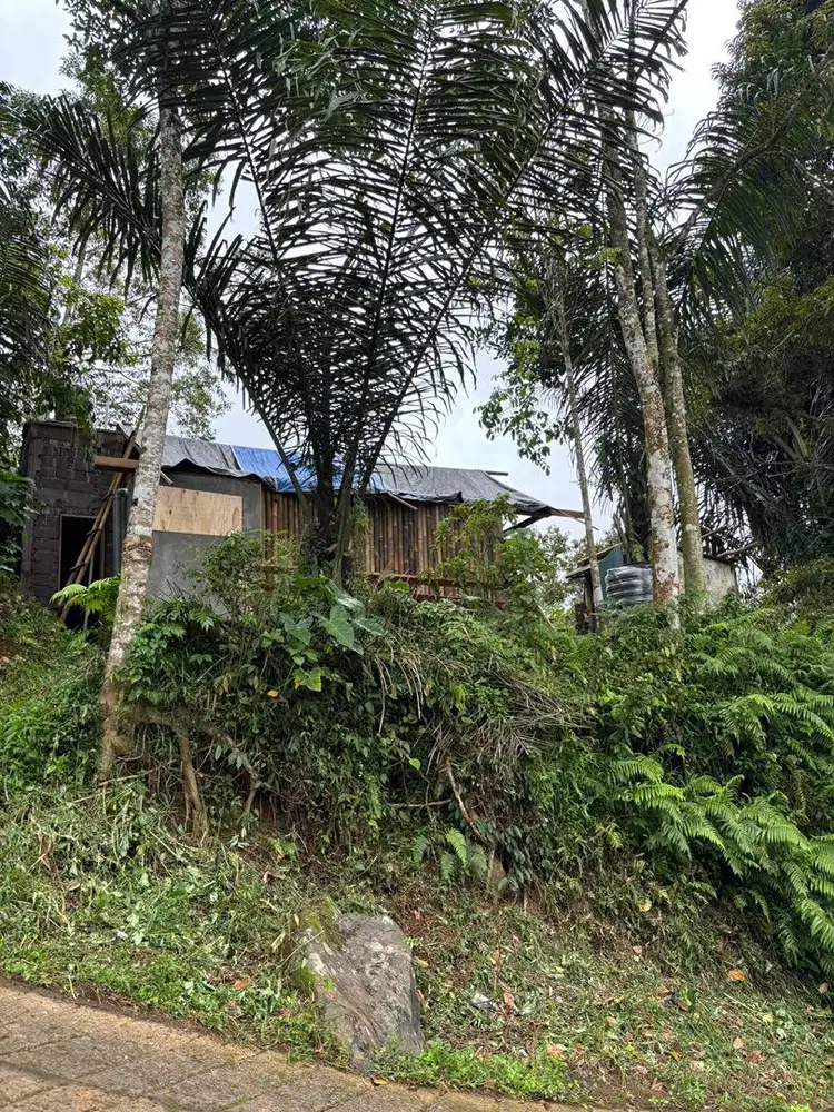 Tanah + bangunan view sawah dan gunung