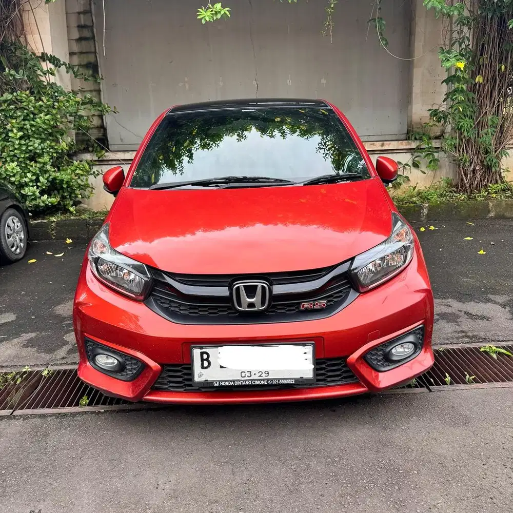 (CASH) Honda Brio RS 2019 Matic CVT Facelift Orange