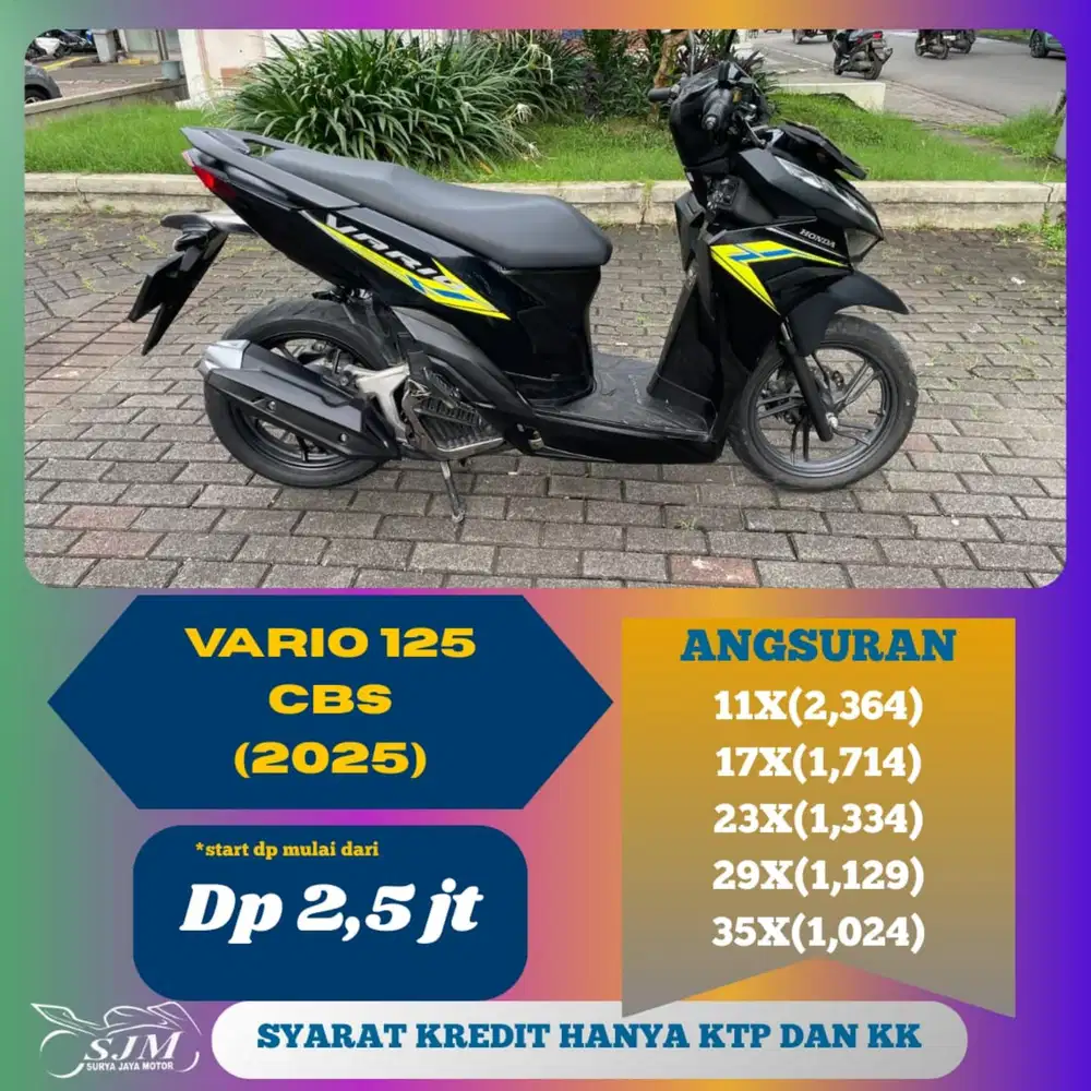 HONDA VARIO 125 CBS 2025 MESIN HALUS