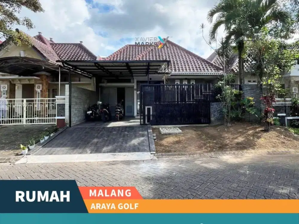 Disewakan Rumah Modern Semi Furnished di Araya Golf Malang
