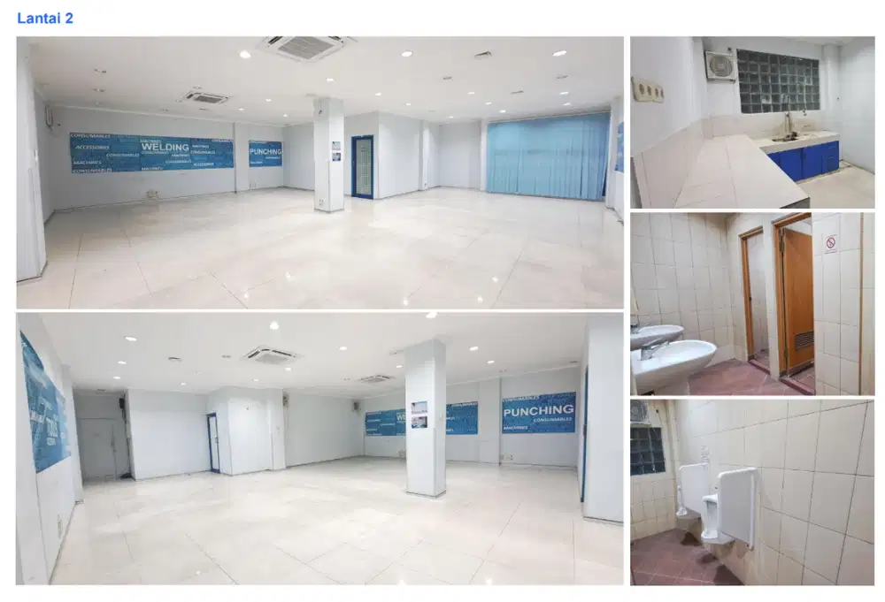 Disewakan Gedung Kantor / Ruko 4 Lantai Jl. P. Jayakarta Jakarta Pusat