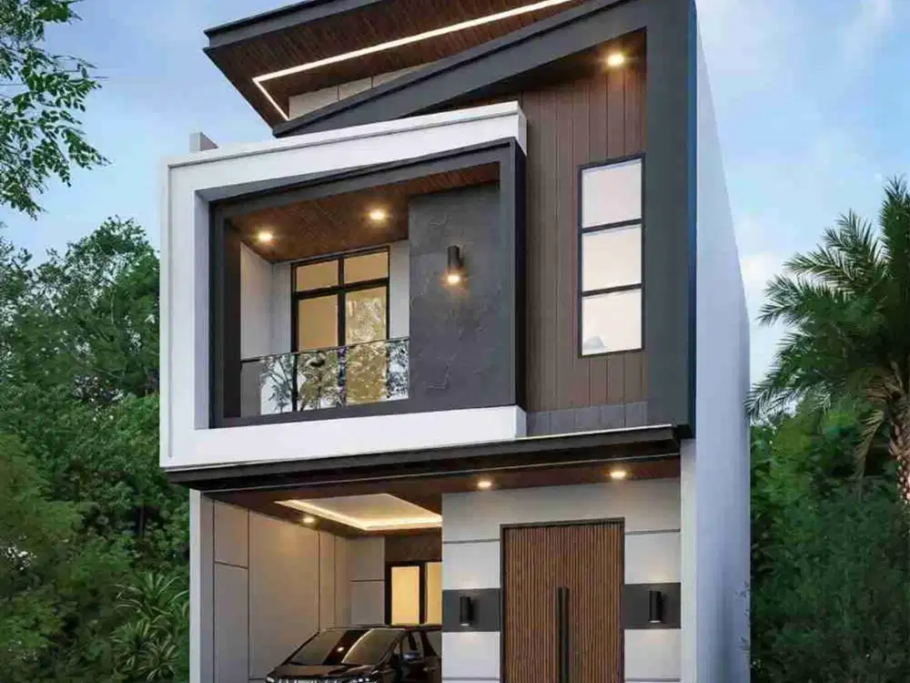 RUMAH KONTEMPORER DALAM CLUSTER SRENGSENG SAWAH JAKARTA SELATAN