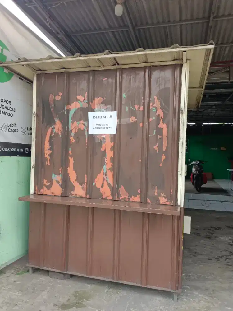 Gerobak Booth Kontainer Bekas