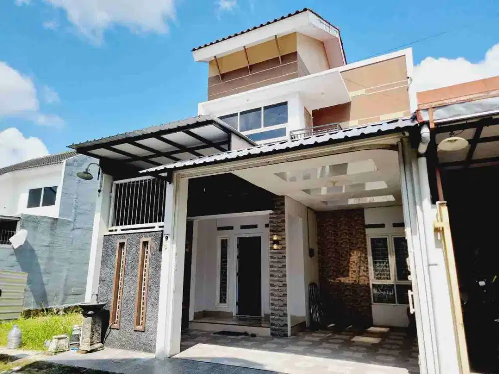 HARGA TURUN EKSTRIM Rumah Bagus 1.5 Lt Strategis Cluster Dekat Exit Tol Klodran