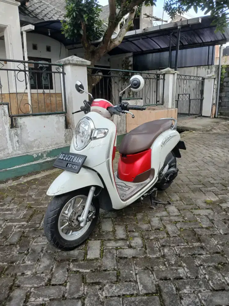 HONDA SCOOPY 2020 STYLISH WHITE RED
