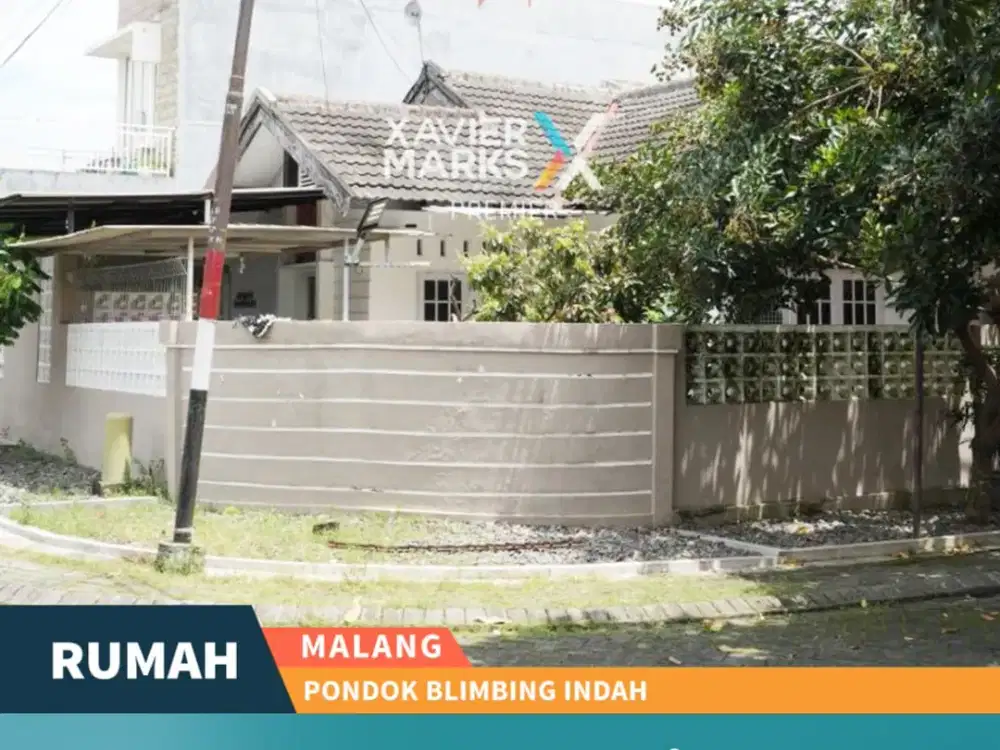 Dijual Rumah Hook Super Nyaman di Pondok Blimbing Indah Malang