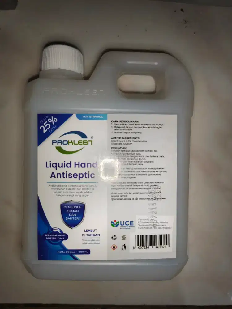 PROKLEEN Liquid Hand Antiseptic 1L