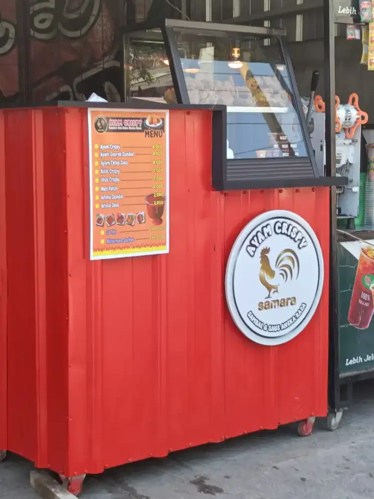 chicken booth murah nego