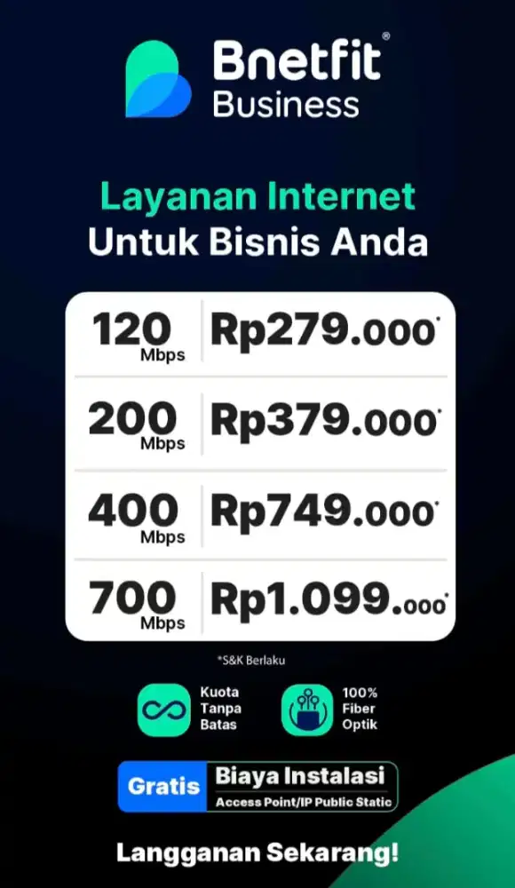 Bnetfit bisnis Home dan bisnis