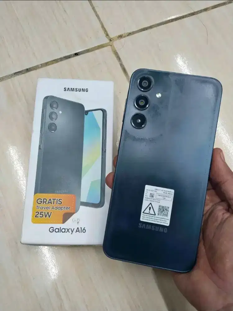 Samsung A16 4g Ram 8/256gb lengkap lecet pemakaian