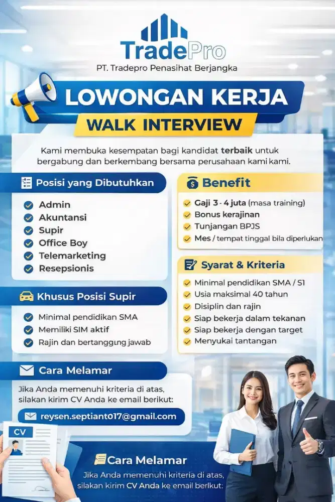 Lowongan kerja / walk interview