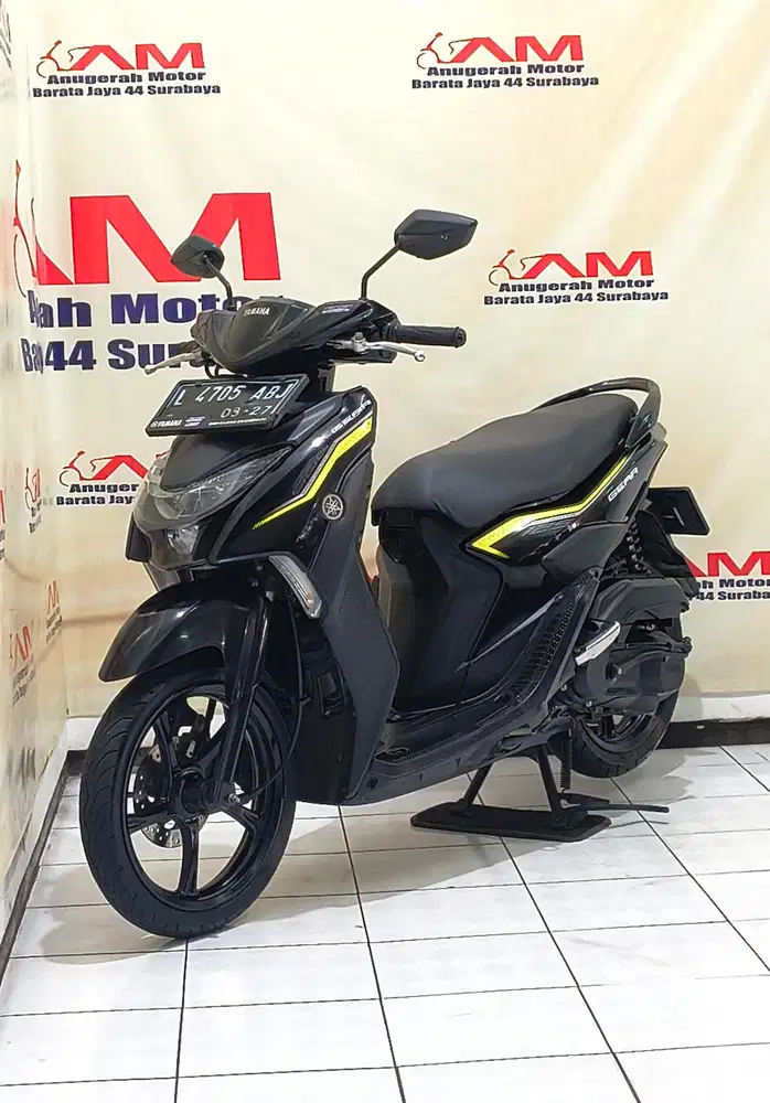 Am Barata #Km 9 Ribu Yamaha Gear 125 Std Tahun 2022 Hitam Glossy