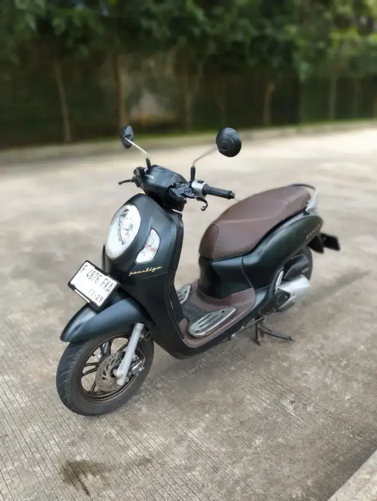 Honda Scoopy Prestige 2024 akhir Keyless Hitam gress