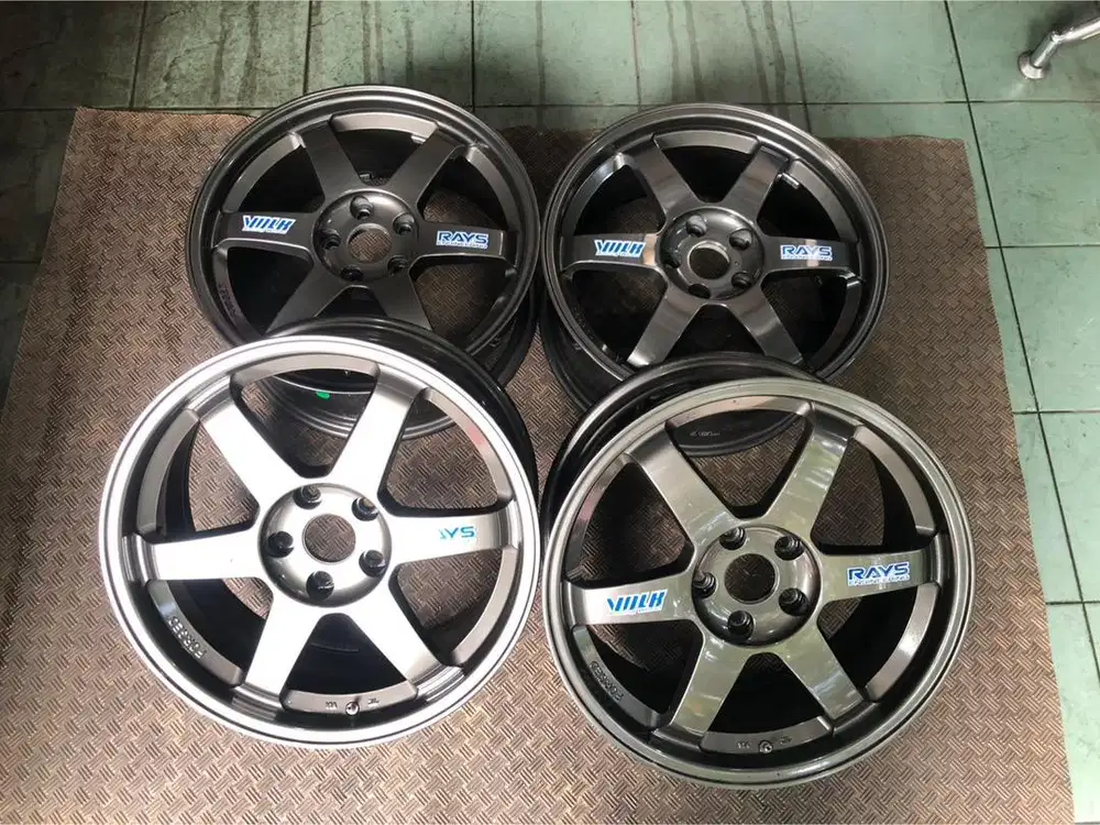 Velg TE37 r18 pcd 5x114 lbr 8,5 et 40