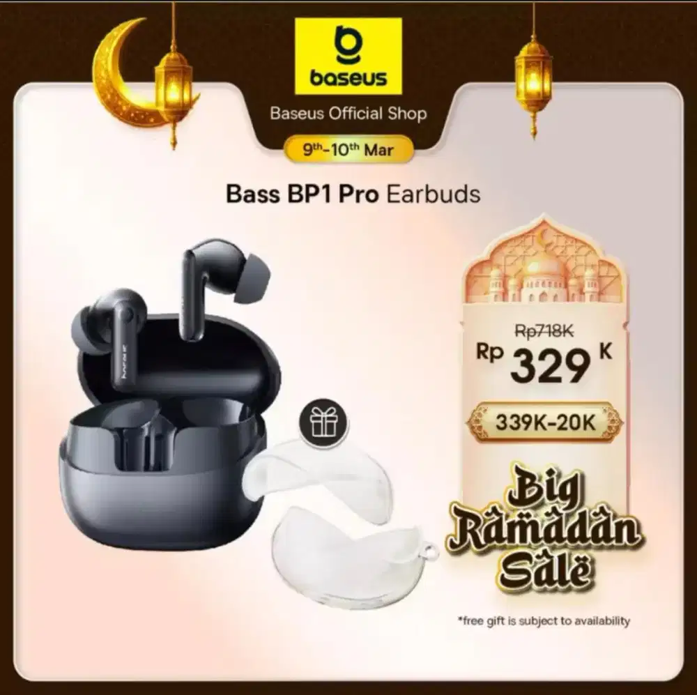 WTS Kondisi New Baseus BP1 Pro TWS Bluetooth 6.0