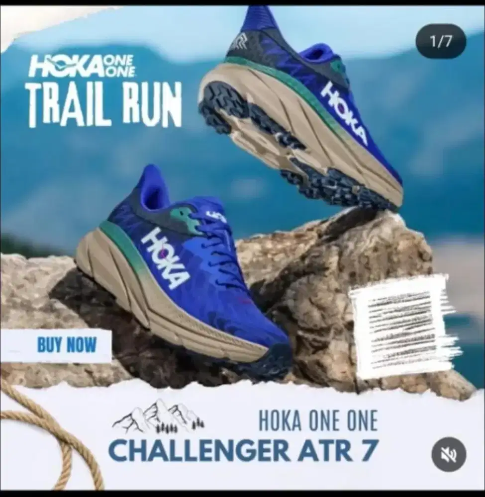 Hoka One One Challenger ATR7 46 2/3 BNIB ORI
