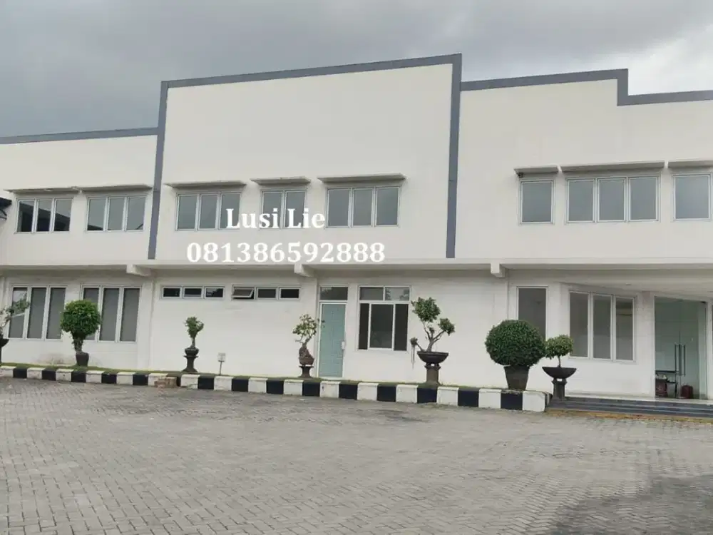 Gudang Jatake luas 3000m, Office 2 lantai, rapi bagus siap pakai