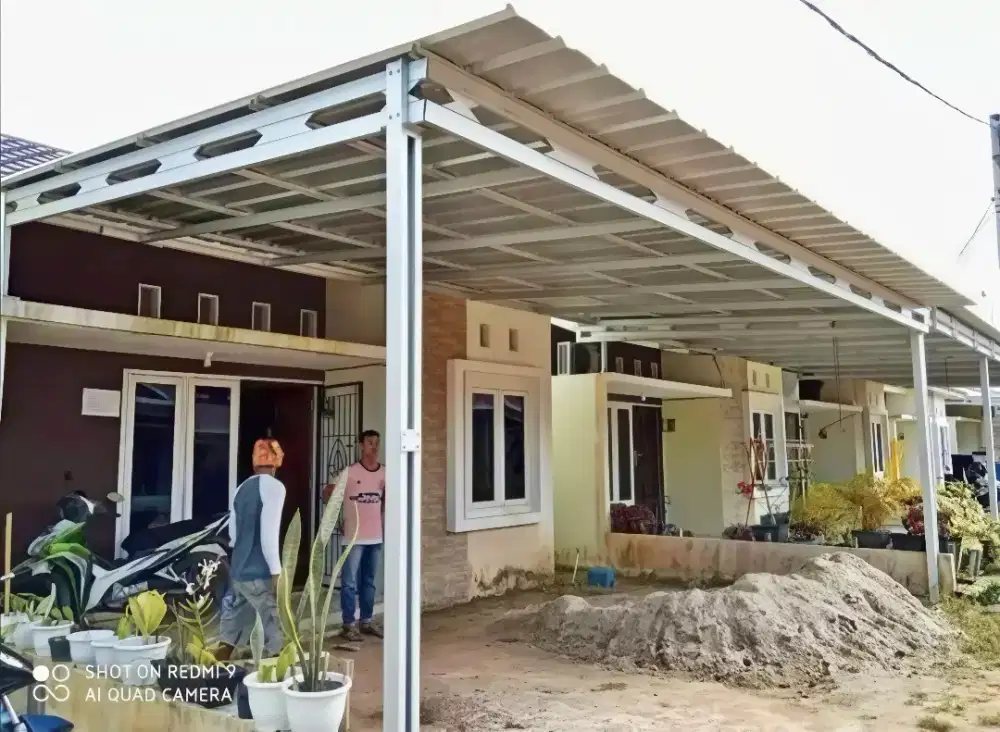 Kanopi rangka baja ringan SNi