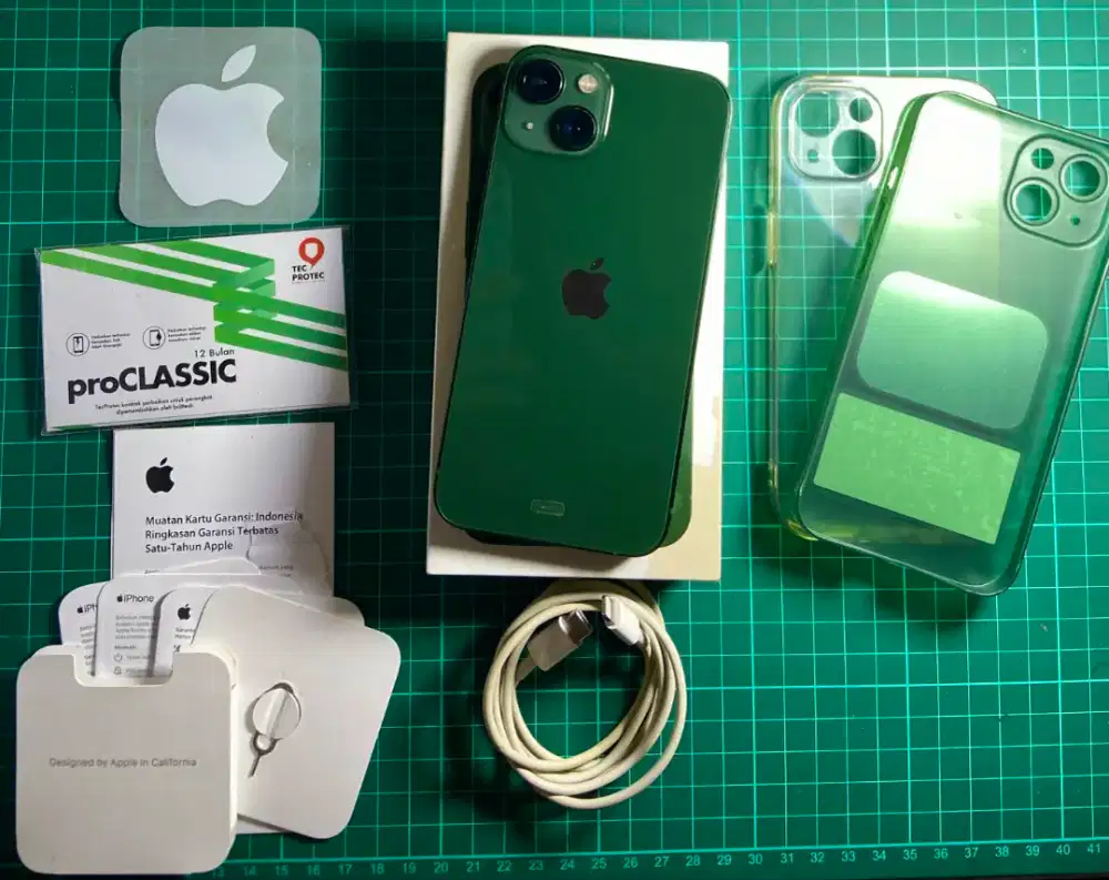 Iphone 13 128gb green ex ibox fullset ori