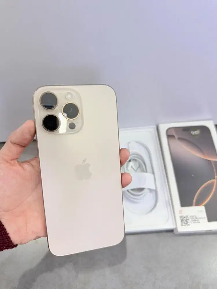 Iphone 16 PM 256GB 100% Dessert Masih Garansi