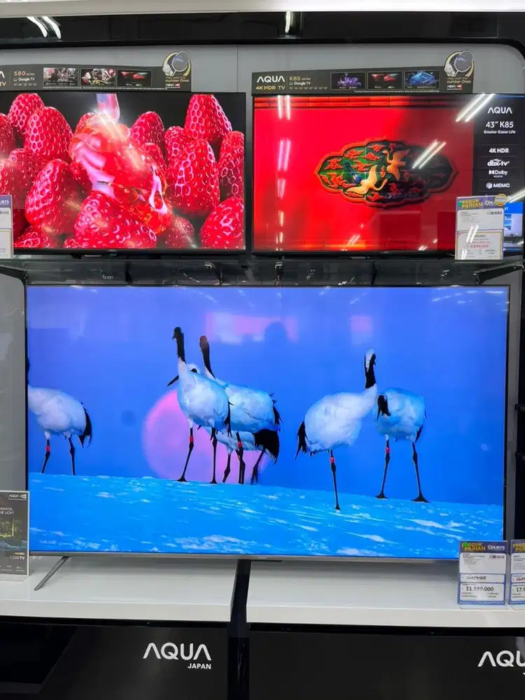 AQUA 4K QLED GOOGLE TV 85 INCH