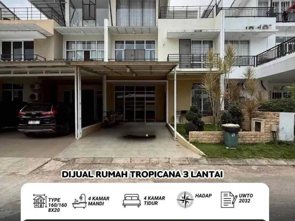 Dijual Rumah Tropicana Residence Batam Center