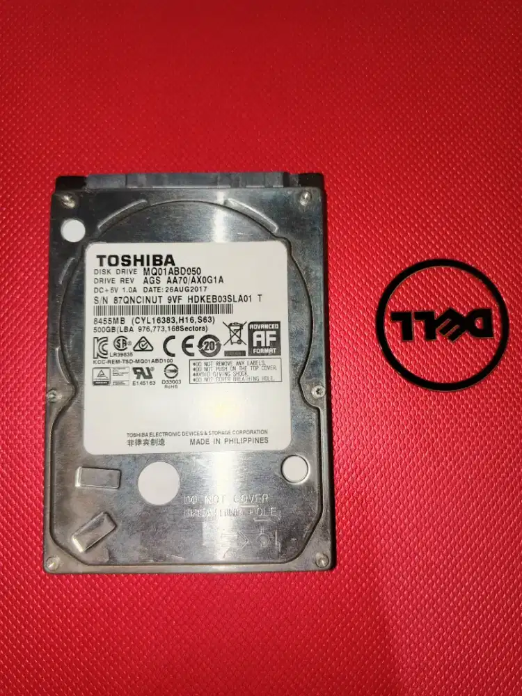 HDD 500 copotan laptop