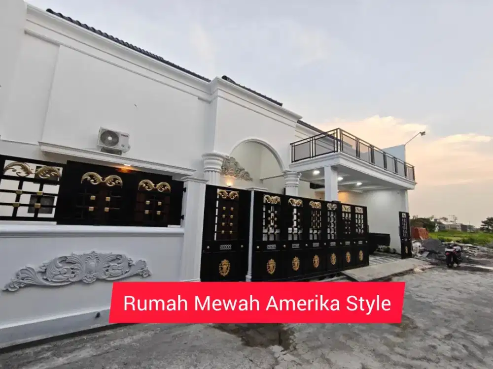 DIJUAL RUMAH HUNIAN MEWAH AMERIKA STYLE DI GENTAN RAYA MANGESTI RAYA DEKAT KOTA SOLO