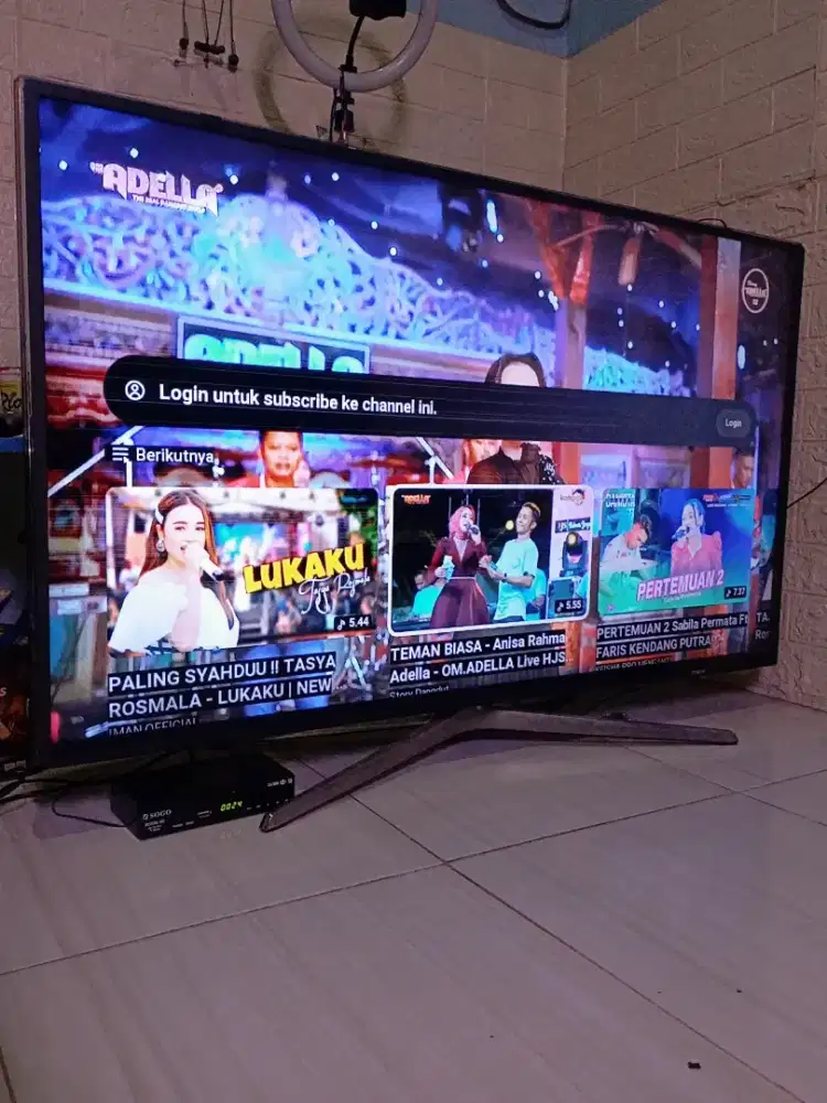 tv led samsung smart tv