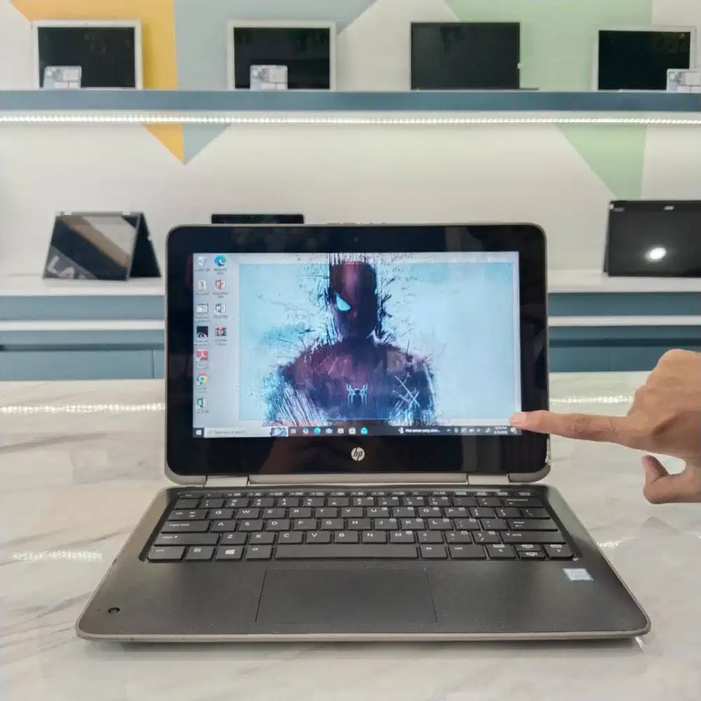 (H21) LAPTOP 2-in-1 Touchscreen HP RAM 4GB SSD 128GB SIAP PAKAI
