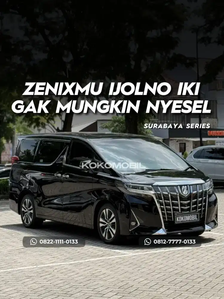[KM 54RB] TOYOTA ALPHARD 2.5 G ATPM 2018