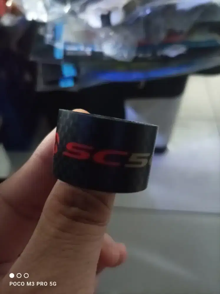 Spacer carbon sepeda size 0S sc50 matte