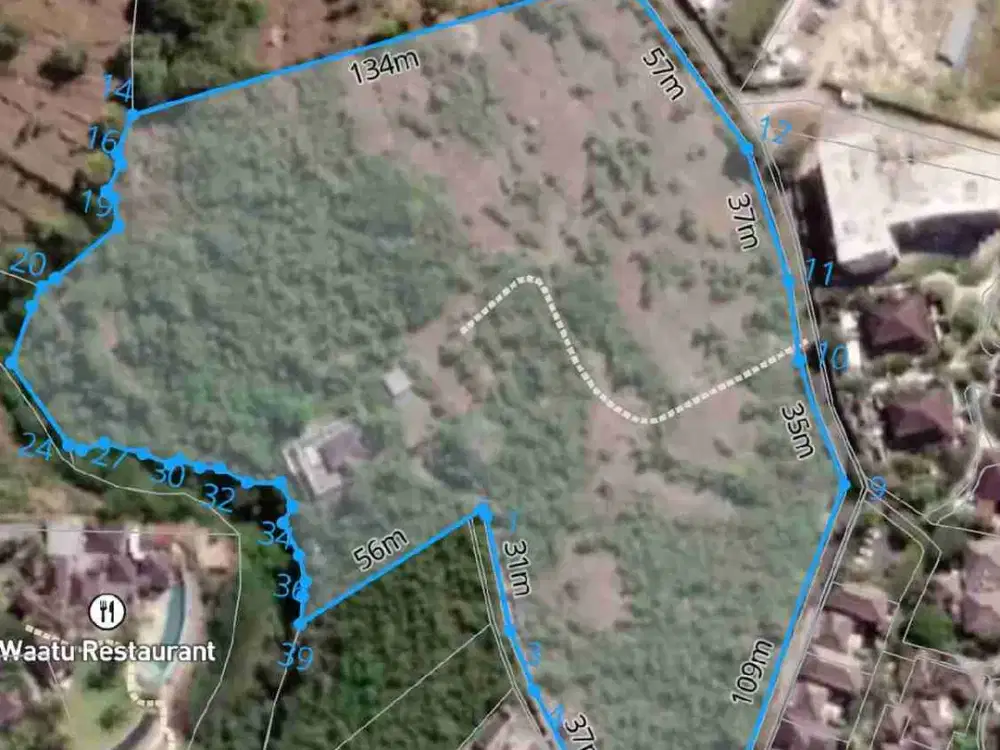 tanah depan tebing karma Kandara ungasan Kuta selatan bali