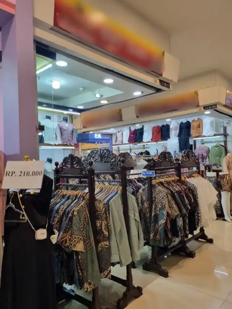 Dijual cepat kios tangerang city mall lantai 1A-1
