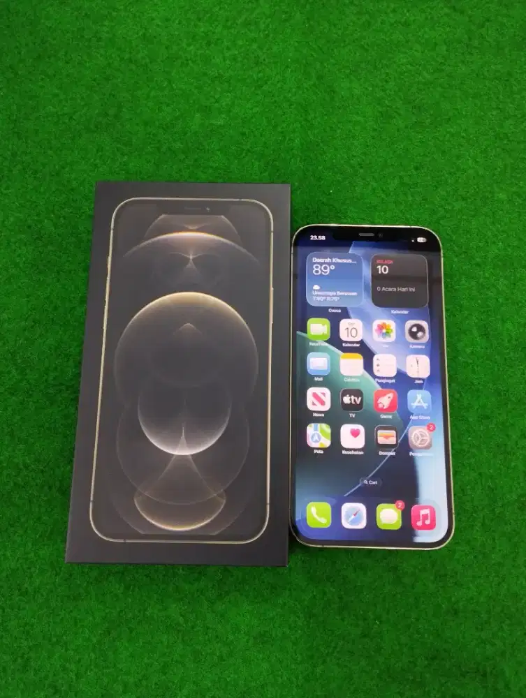 iphone 12 pro max 128gb lengkap mulus