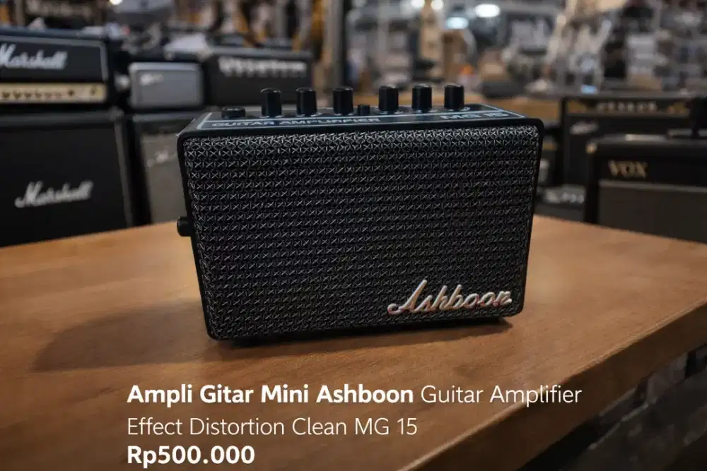 Ampli Gitar Mini Ashboon Guitar Amplifier Effect Distortion Clean