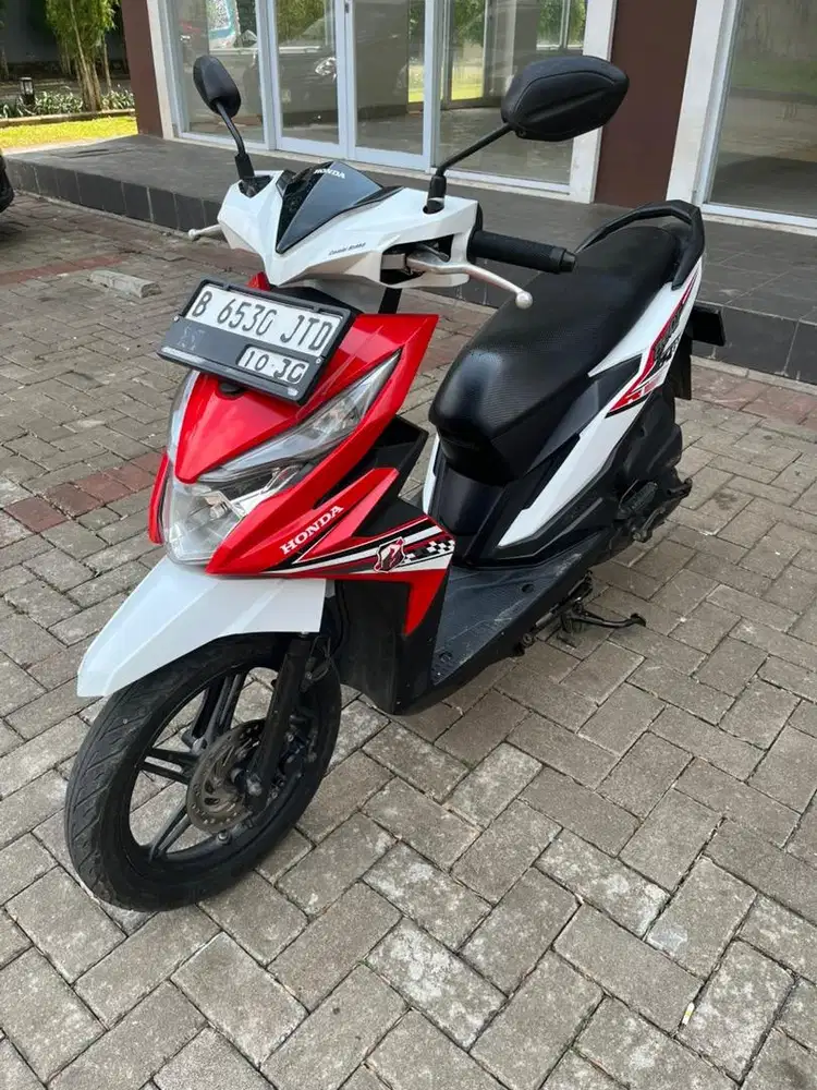 Beat Eco Cbs Merah Putih Gloosy