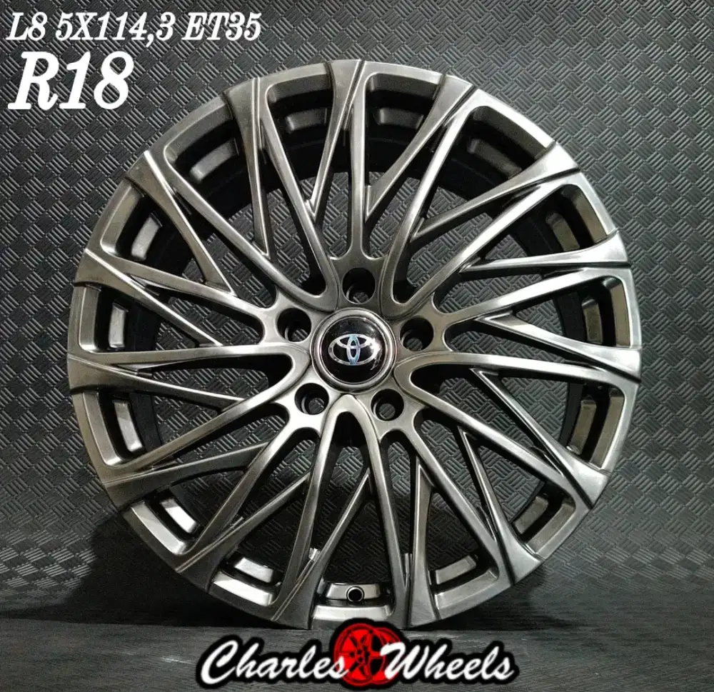 Jual velg baru rep lexuz r18 5x114,3 innova grandmax camry Alphard dll