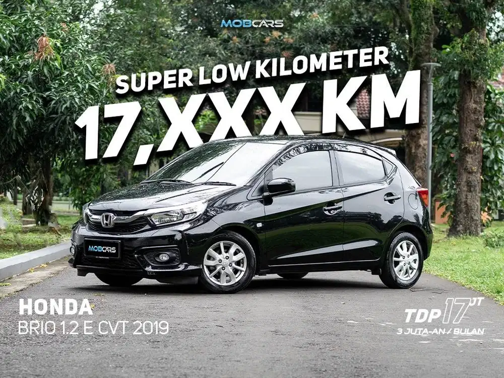 SANGAT LOW KM BRIO SATYA 1.2 E CVT MATIC 2019