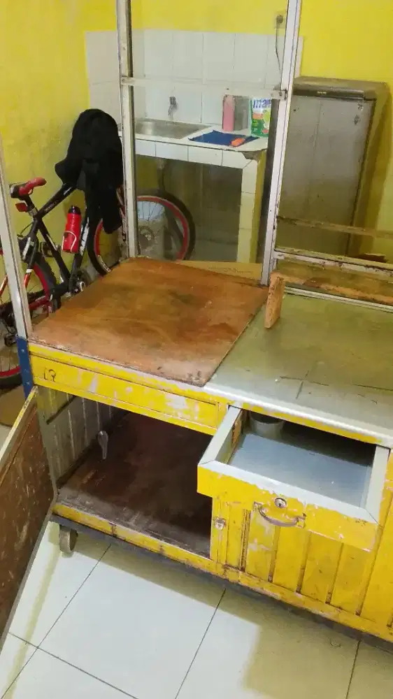 for sale, gerobak bekas usaha.
