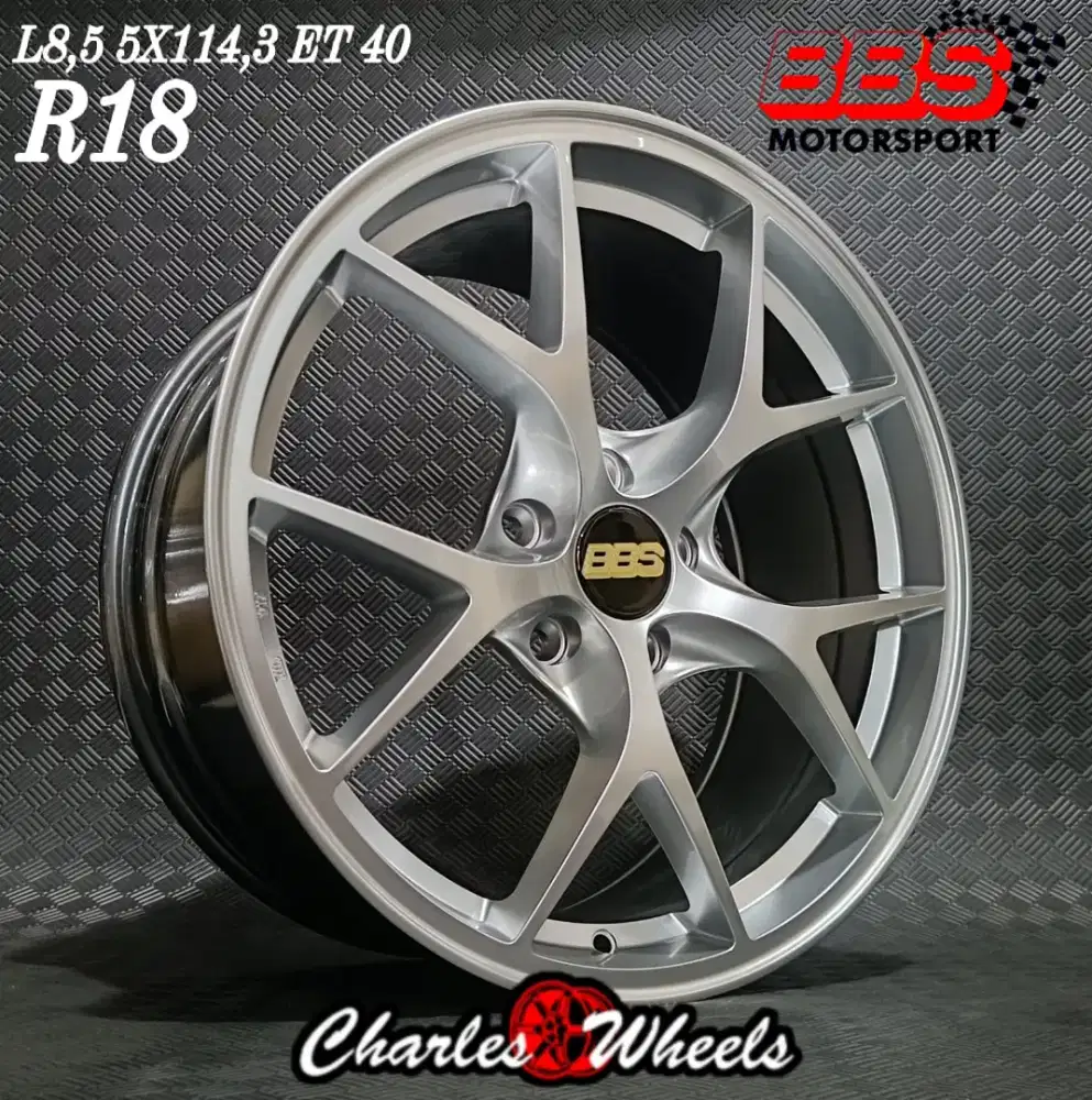 Jual velg bbs f1 r18 5x114,3 rebon camry accord rush dll