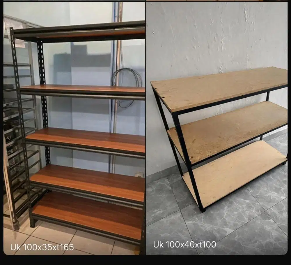 Rak besi susun 5