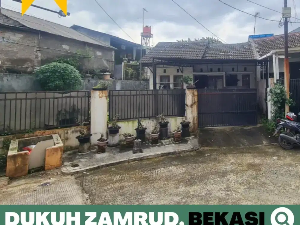 Rumah dijual Murah, Luas Dukuh Zamrud, Bekasi dekat Tol Grand Wisata
