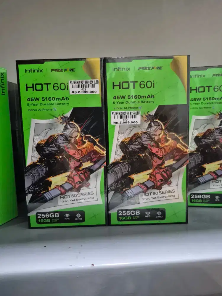 INFINIX HOT 60i 8/256GB GARANSI RESMI 1 TAHUN